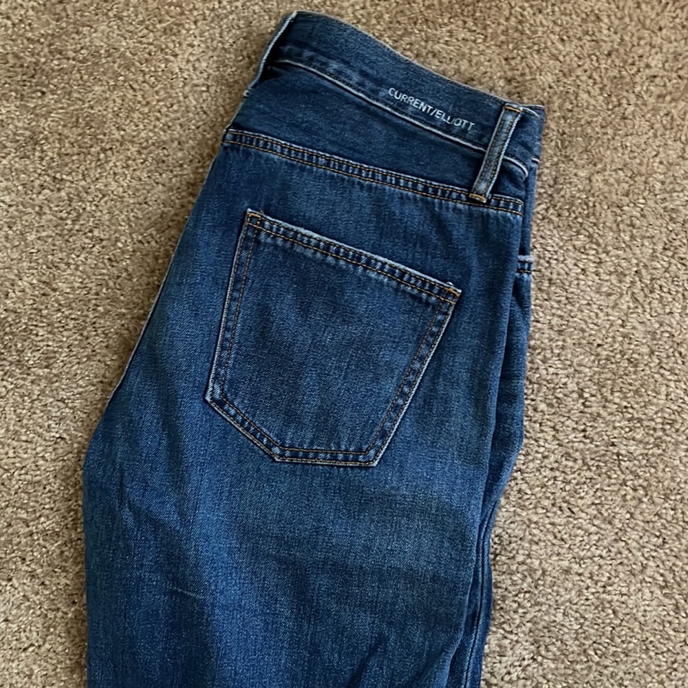 Current Elliot Button Fly Straight Leg Denim - image 5